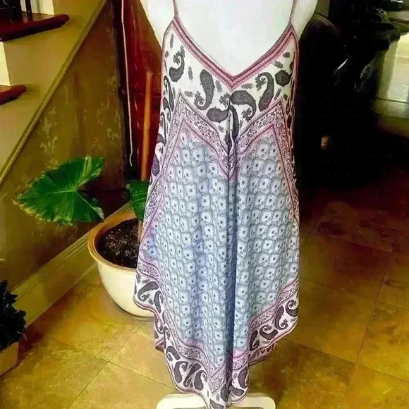 JOLT  sleeves scarf style sundress XL. Fully lined.  Paisley print. Exc cond - Picture 15 of 16